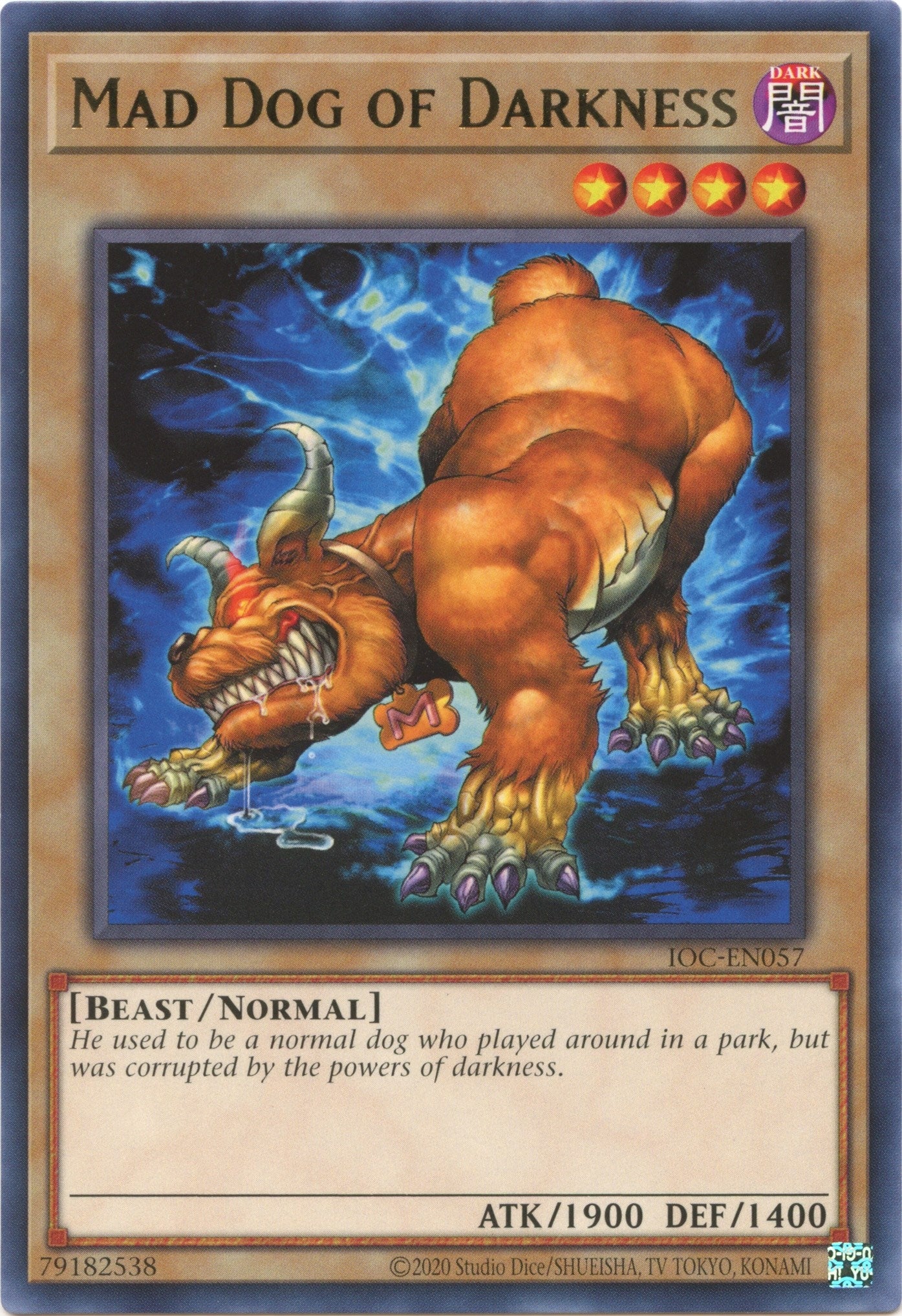 Image for Mad Dog of Darkness (Invasion of Chaos (25th Anniversary Edition)) (IOC-EN057) - YuGiOh