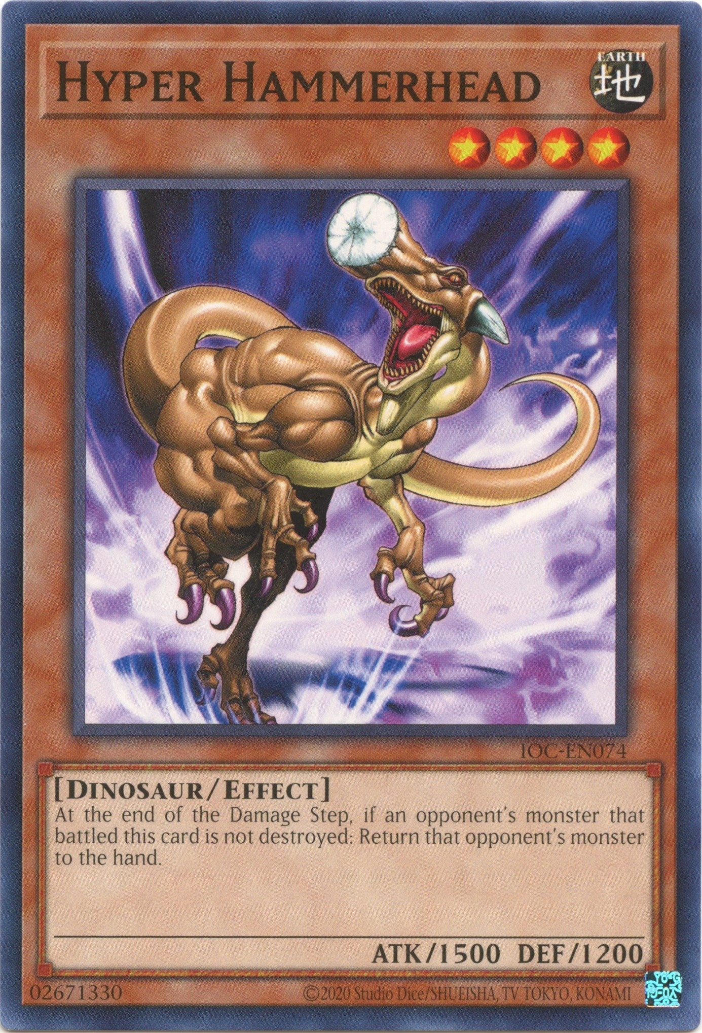 Image for Hyper Hammerhead (Invasion of Chaos (25th Anniversary Edition)) (IOC-EN074) - YuGiOh