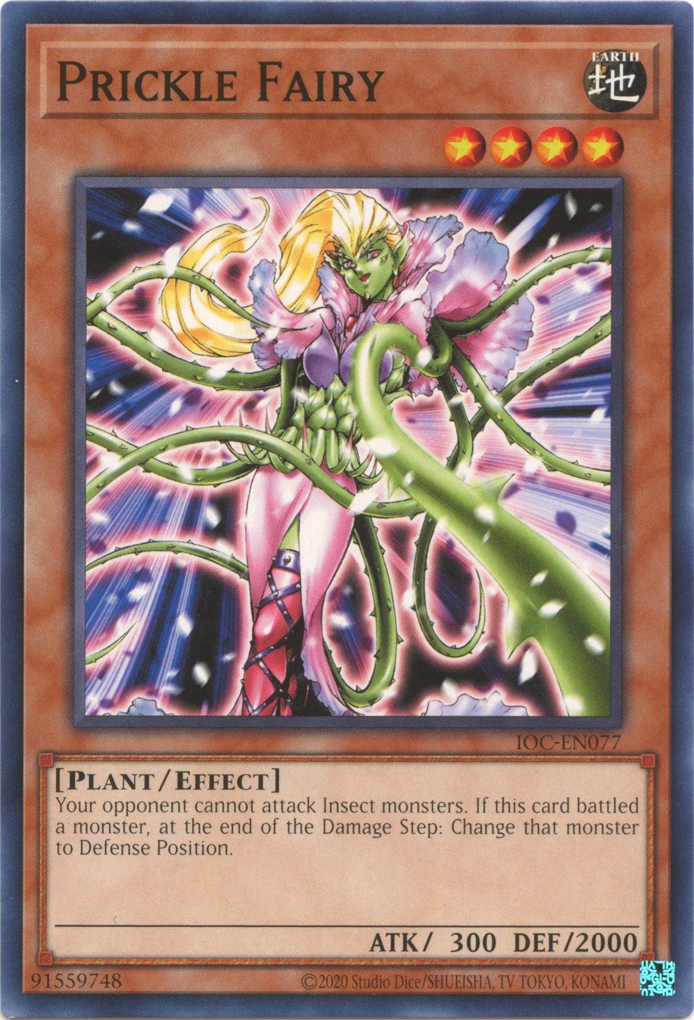 Image for Prickle Fairy (Invasion of Chaos (25th Anniversary Edition)) (IOC-EN077) - YuGiOh
