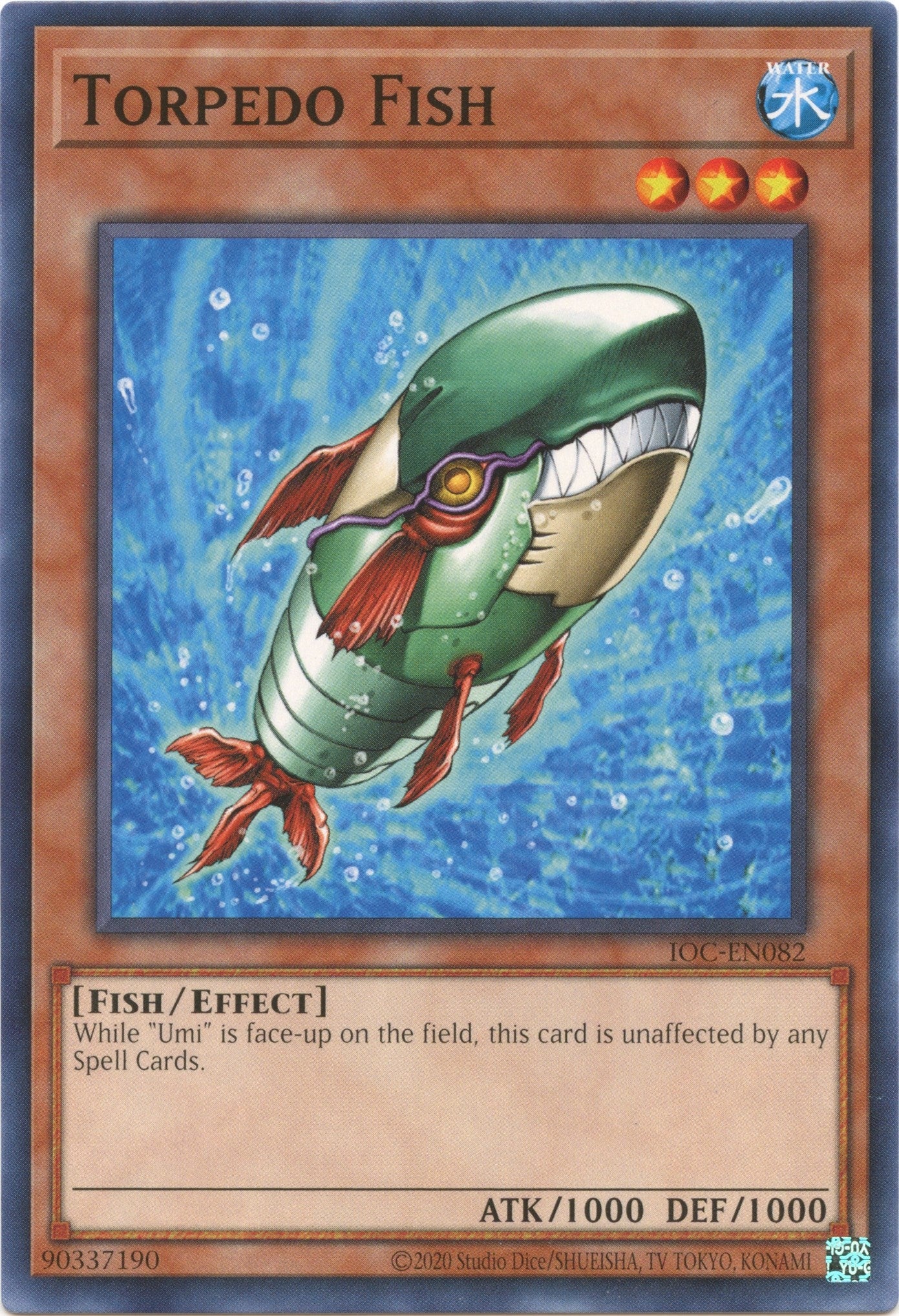 Image for Torpedo Fish (Invasion of Chaos (25th Anniversary Edition)) (IOC-EN082) - YuGiOh