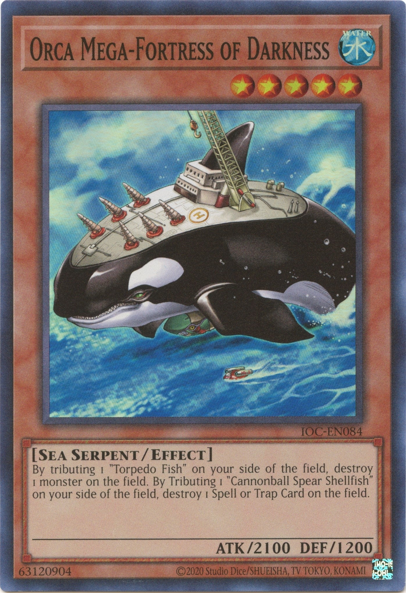 Image for Orca Mega-Fortress of Darkness (Invasion of Chaos (25th Anniversary Edition)) (IOC-EN084) - YuGiOh