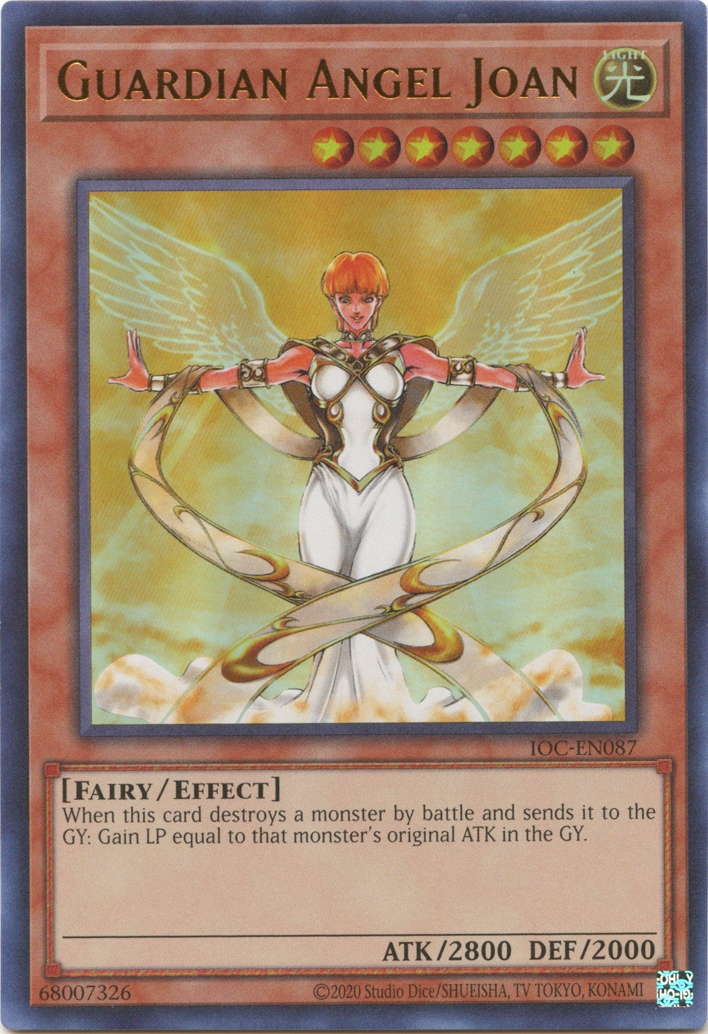 Image for Guardian Angel Joan (Invasion of Chaos (25th Anniversary Edition)) (IOC-EN087) - YuGiOh