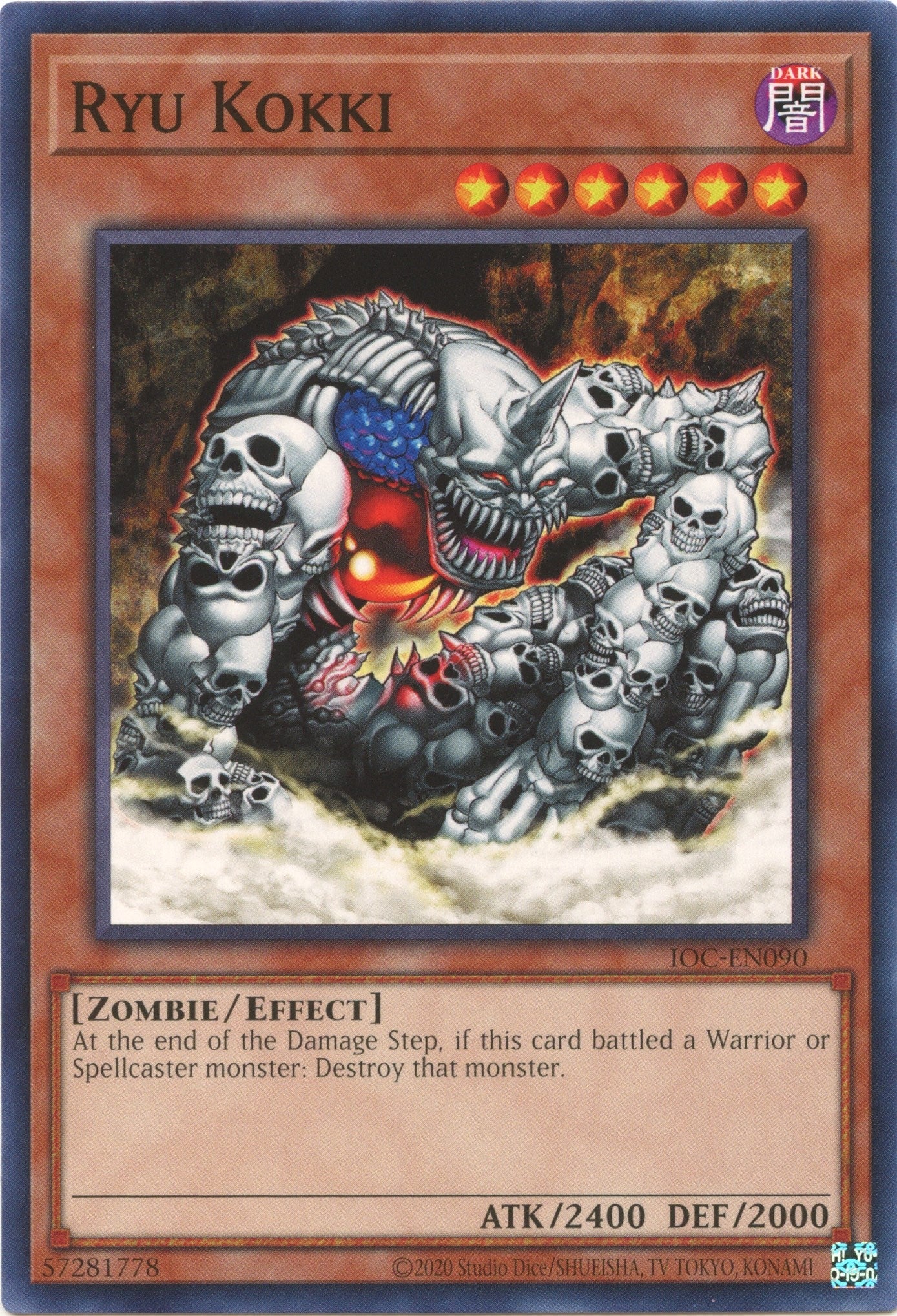 Image for Ryu Kokki (Invasion of Chaos (25th Anniversary Edition)) (IOC-EN090) - YuGiOh