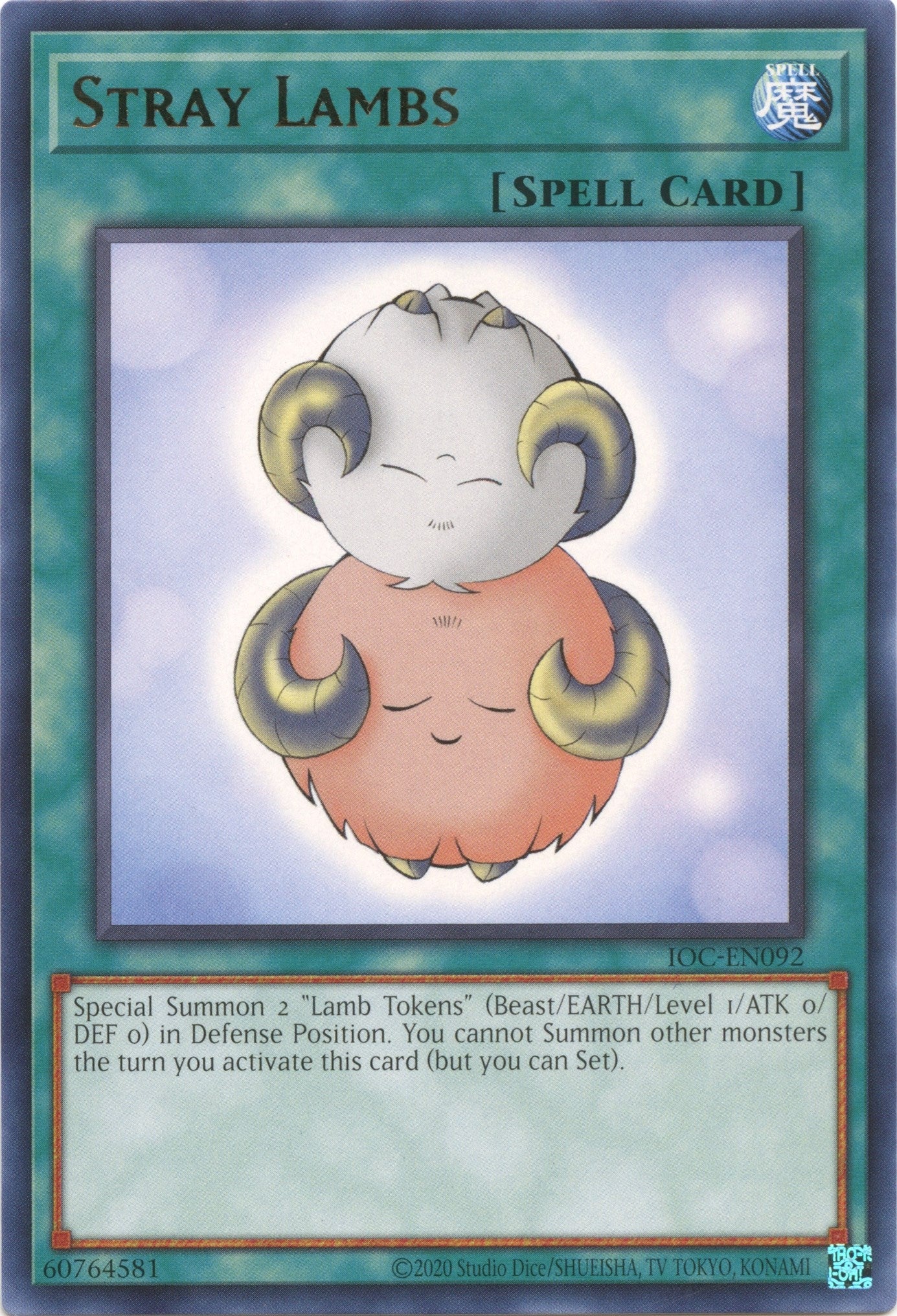 Image for Stray Lambs (Invasion of Chaos (25th Anniversary Edition)) (IOC-EN092) - YuGiOh