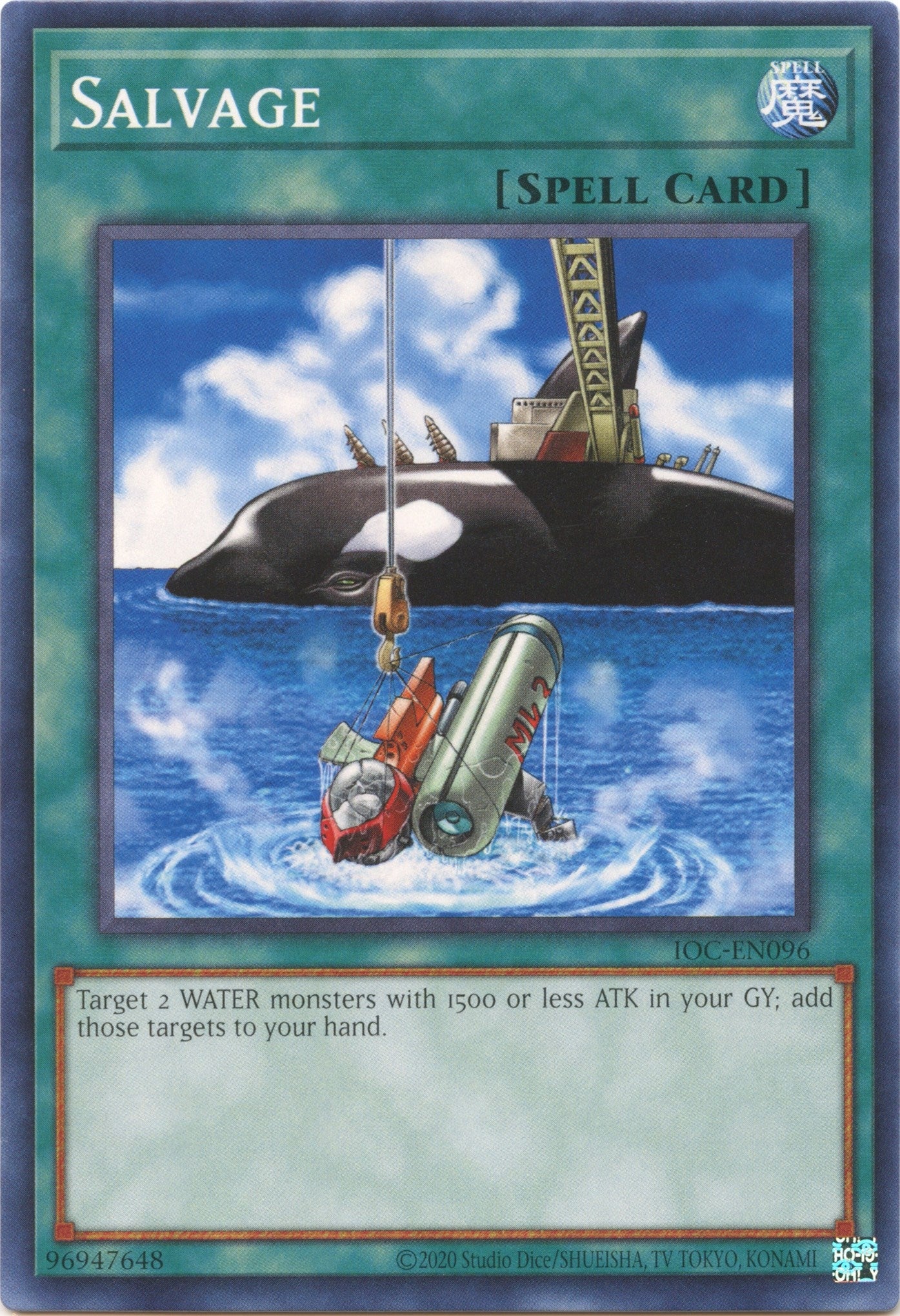 Image for Salvage (Invasion of Chaos (25th Anniversary Edition)) (IOC-EN096) - YuGiOh