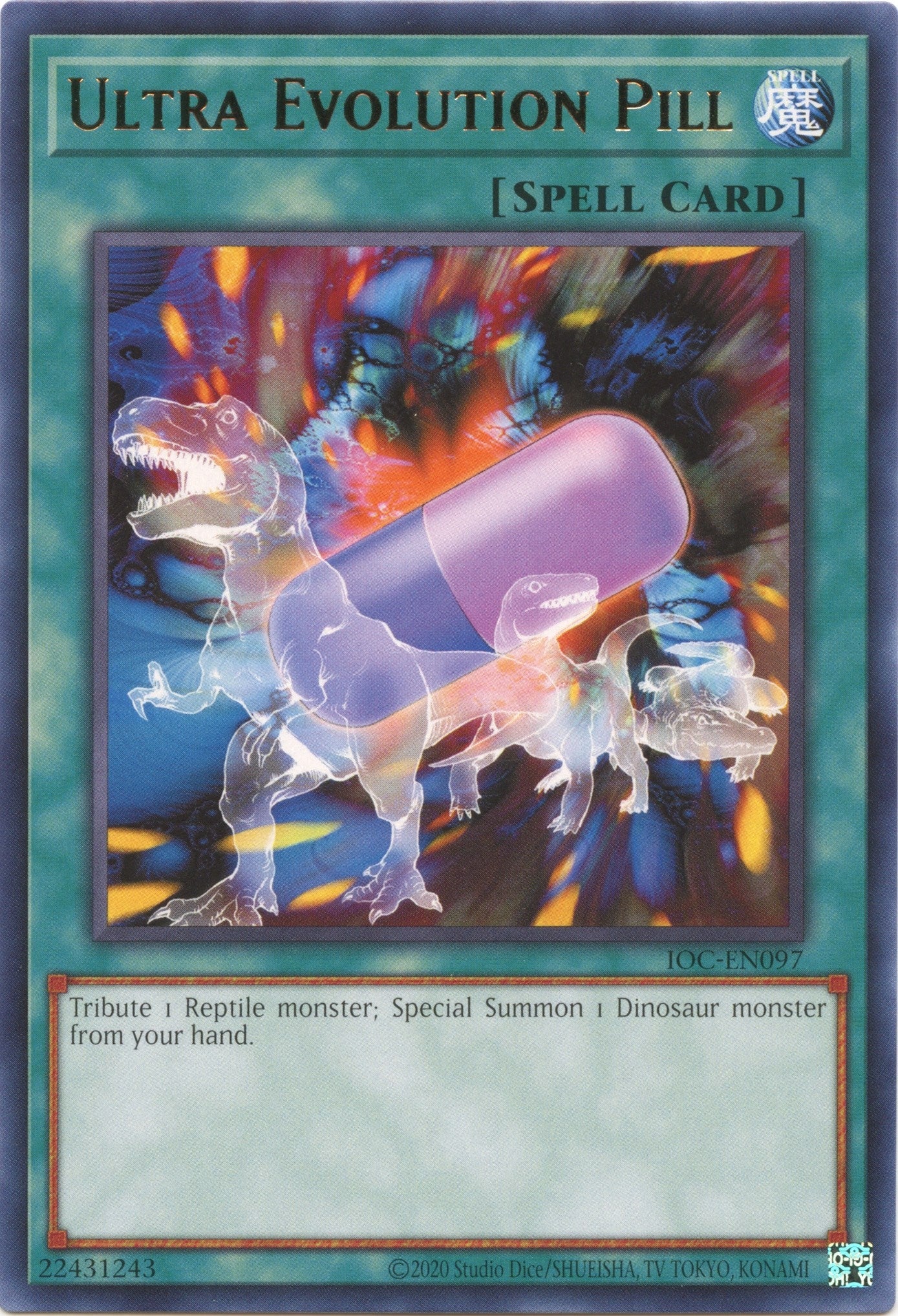 Image for Ultra Evolution Pill (Invasion of Chaos (25th Anniversary Edition)) (IOC-EN097) - YuGiOh