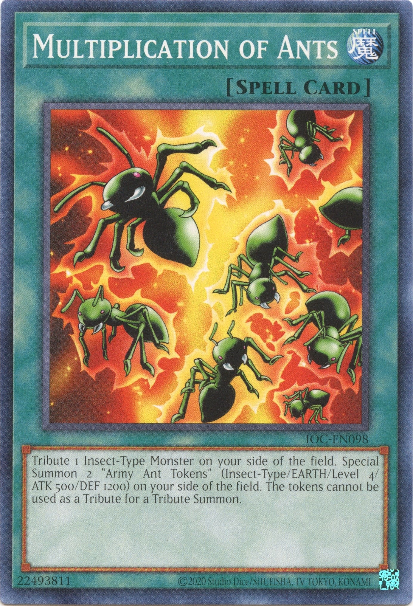 Image for Multiplication of Ants (Invasion of Chaos (25th Anniversary Edition)) (IOC-EN098) - YuGiOh
