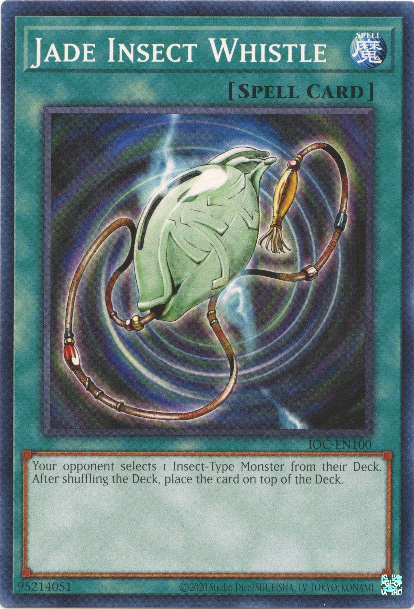 Image for Jade Insect Whistle (Invasion of Chaos (25th Anniversary Edition)) (IOC-EN100) - YuGiOh