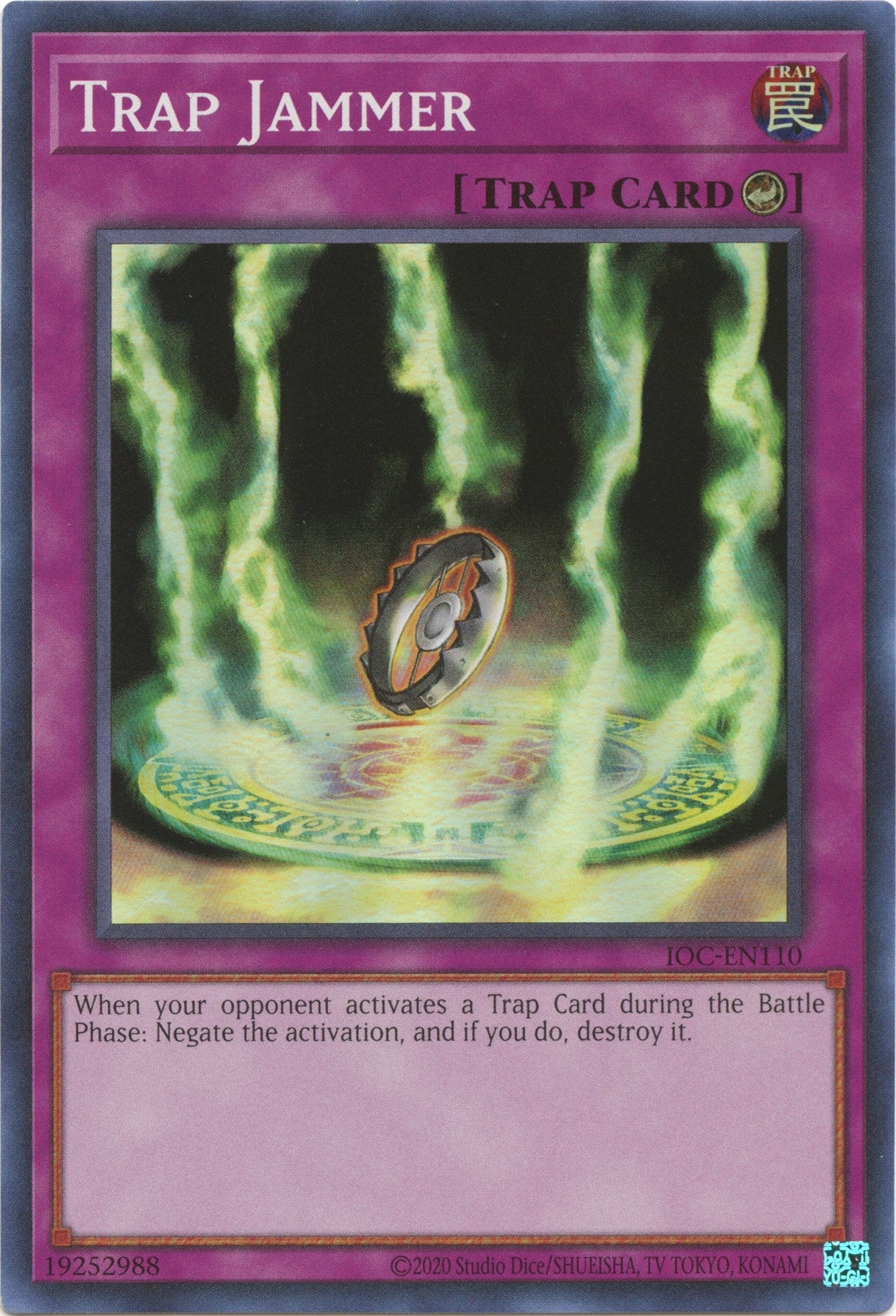 Image for Trap Jammer (Invasion of Chaos (25th Anniversary Edition)) (IOC-EN110) - YuGiOh