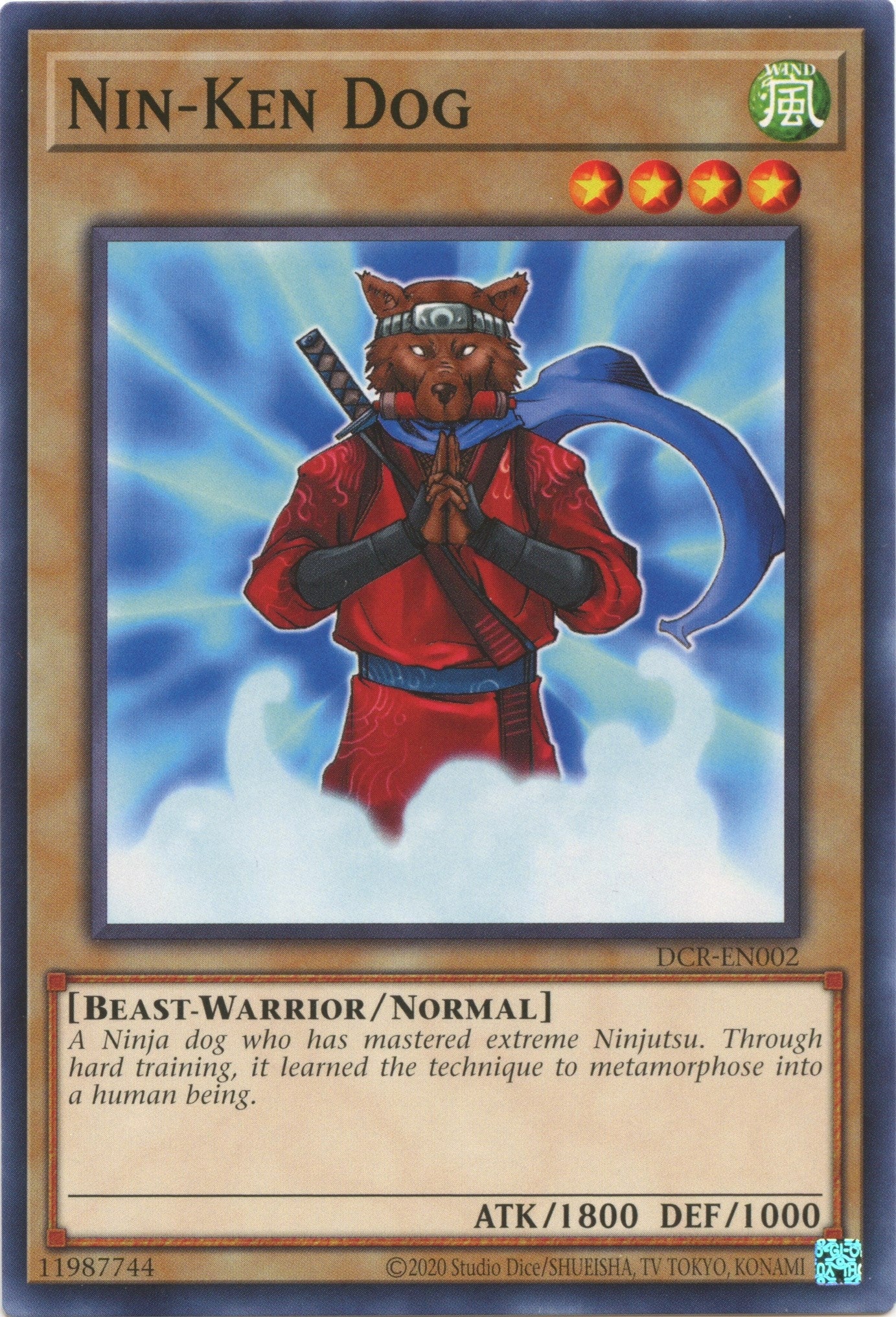 Image for Nin-Ken Dog (Dark Crisis (25th Anniversary Edition)) (DCR-EN002) - YuGiOh