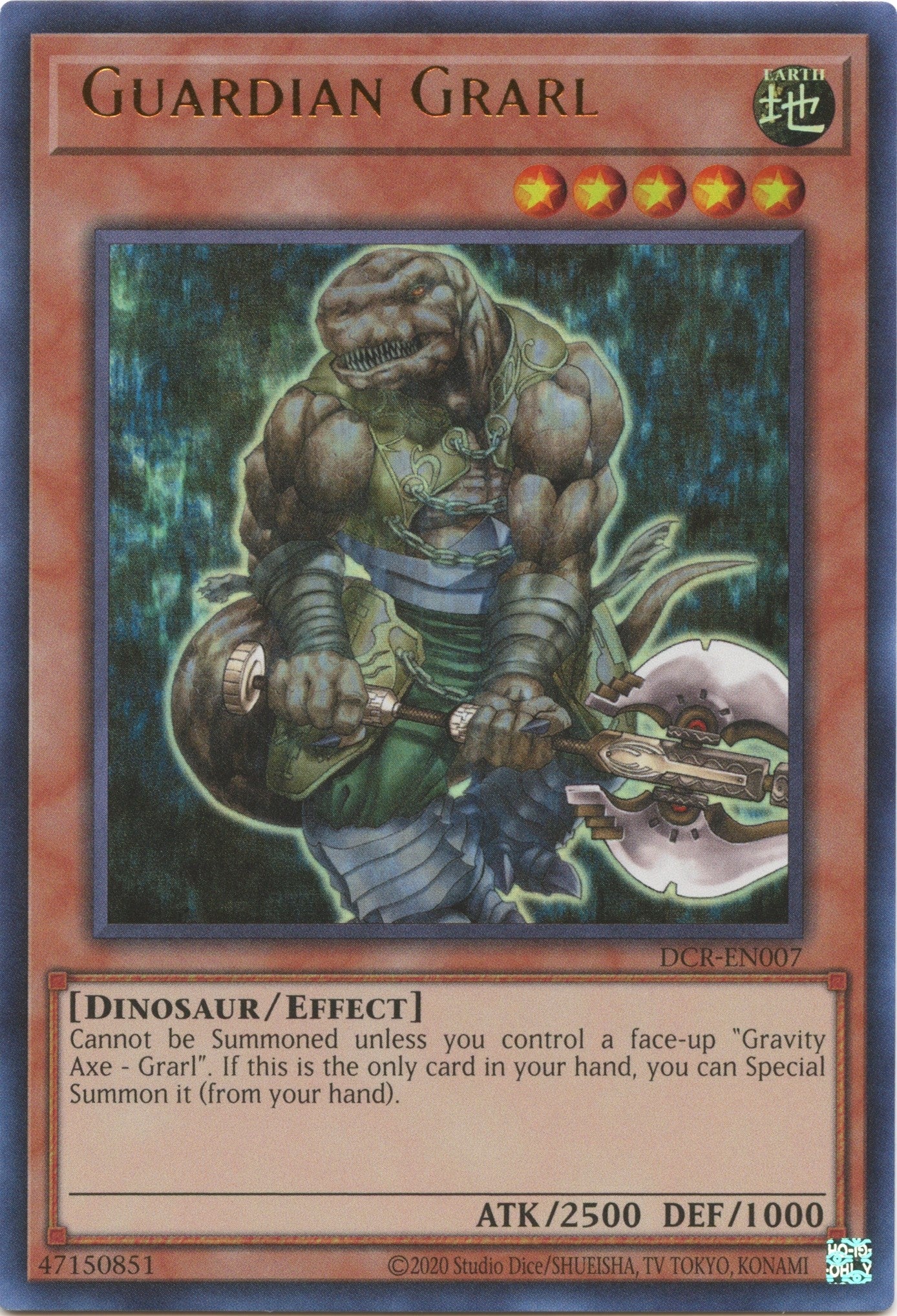 Image for Guardian Grarl (Dark Crisis (25th Anniversary Edition)) (DCR-EN007) - YuGiOh