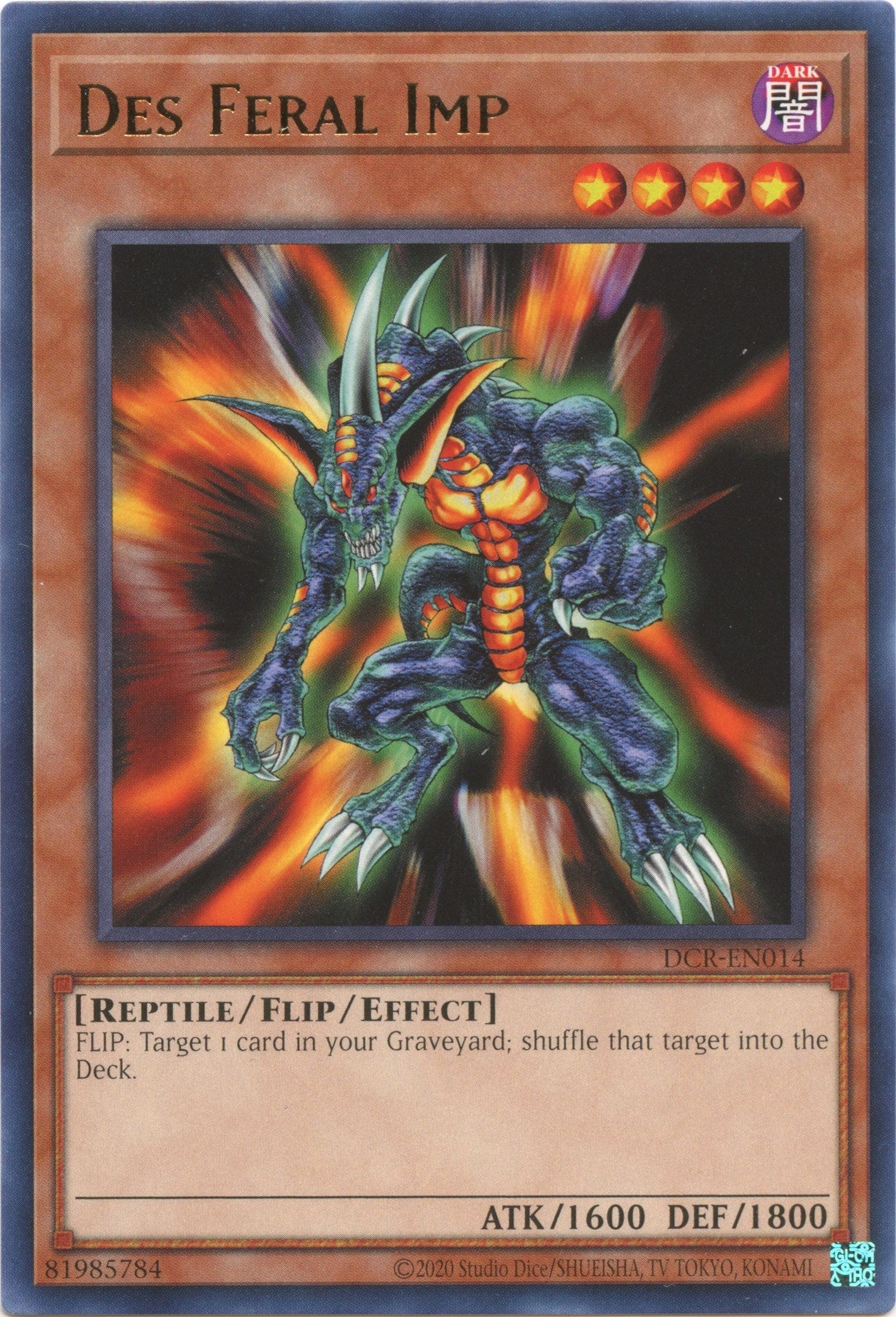 Image for Des Feral Imp (Dark Crisis (25th Anniversary Edition)) (DCR-EN014) - YuGiOh