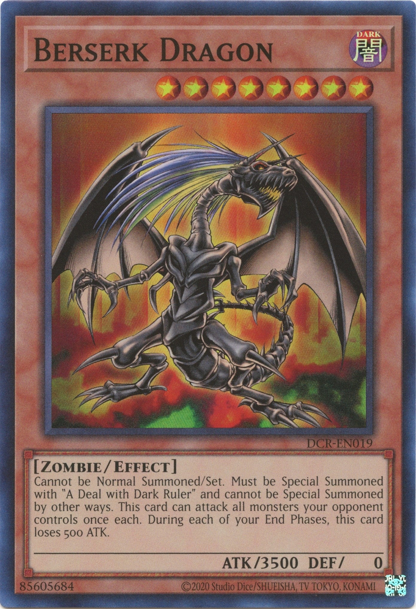 Image for Berserk Dragon (Dark Crisis (25th Anniversary Edition)) (DCR-EN019) - YuGiOh