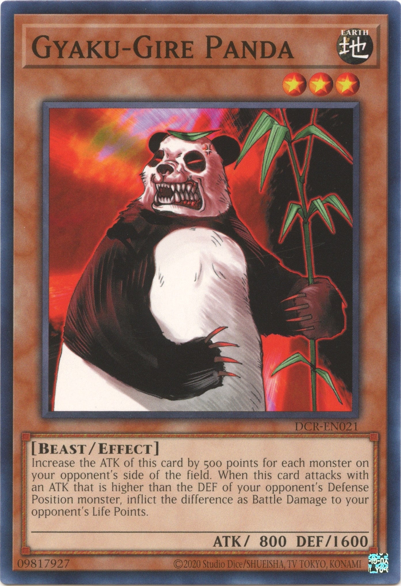 Image for Gyaku-Gire Panda (Dark Crisis (25th Anniversary Edition)) (DCR-EN021) - YuGiOh