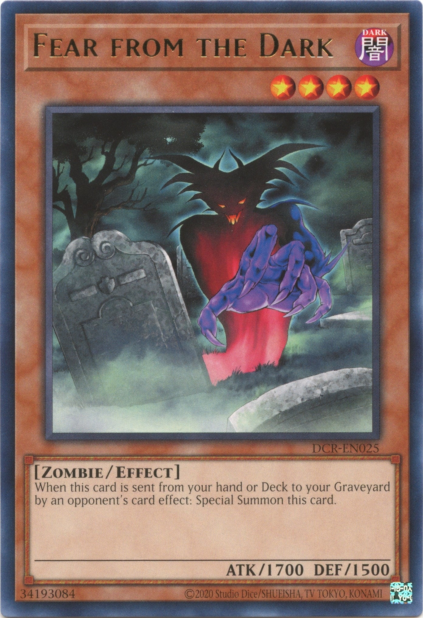 Image for Fear from the Dark (Dark Crisis (25th Anniversary Edition)) (DCR-EN025) - YuGiOh