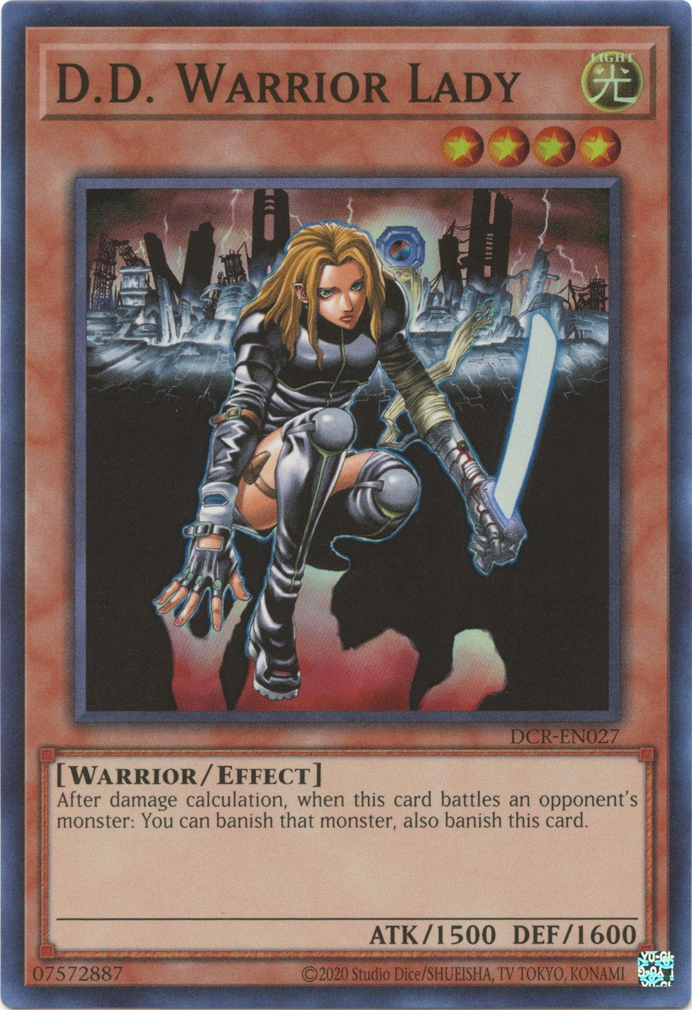 Image for D.D. Warrior Lady (Dark Crisis (25th Anniversary Edition)) (DCR-EN027) - YuGiOh
