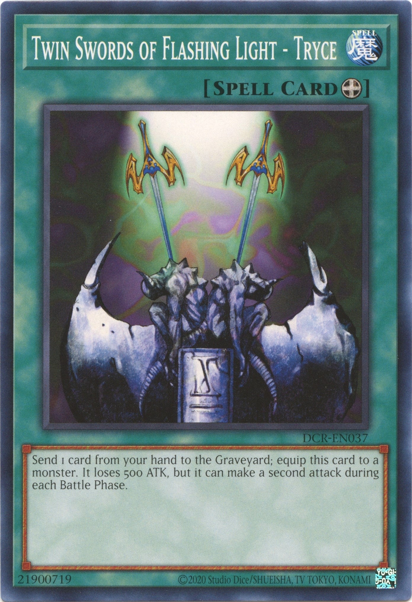 Image for Twin Swords of Flashing Light - Tryce (Dark Crisis (25th Anniversary Edition)) (DCR-EN037) - YuGiOh