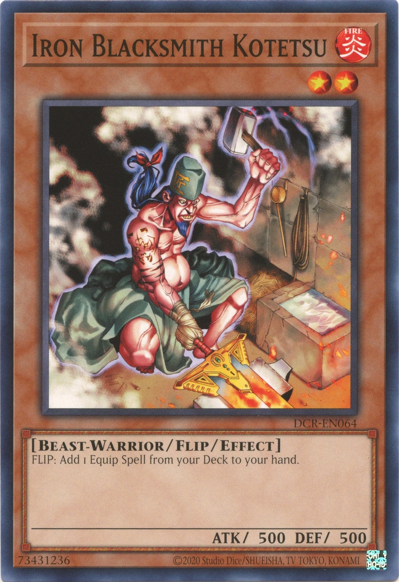 Image for Iron Blacksmith Kotetsu (Dark Crisis (25th Anniversary Edition)) (DCR-EN064) - YuGiOh