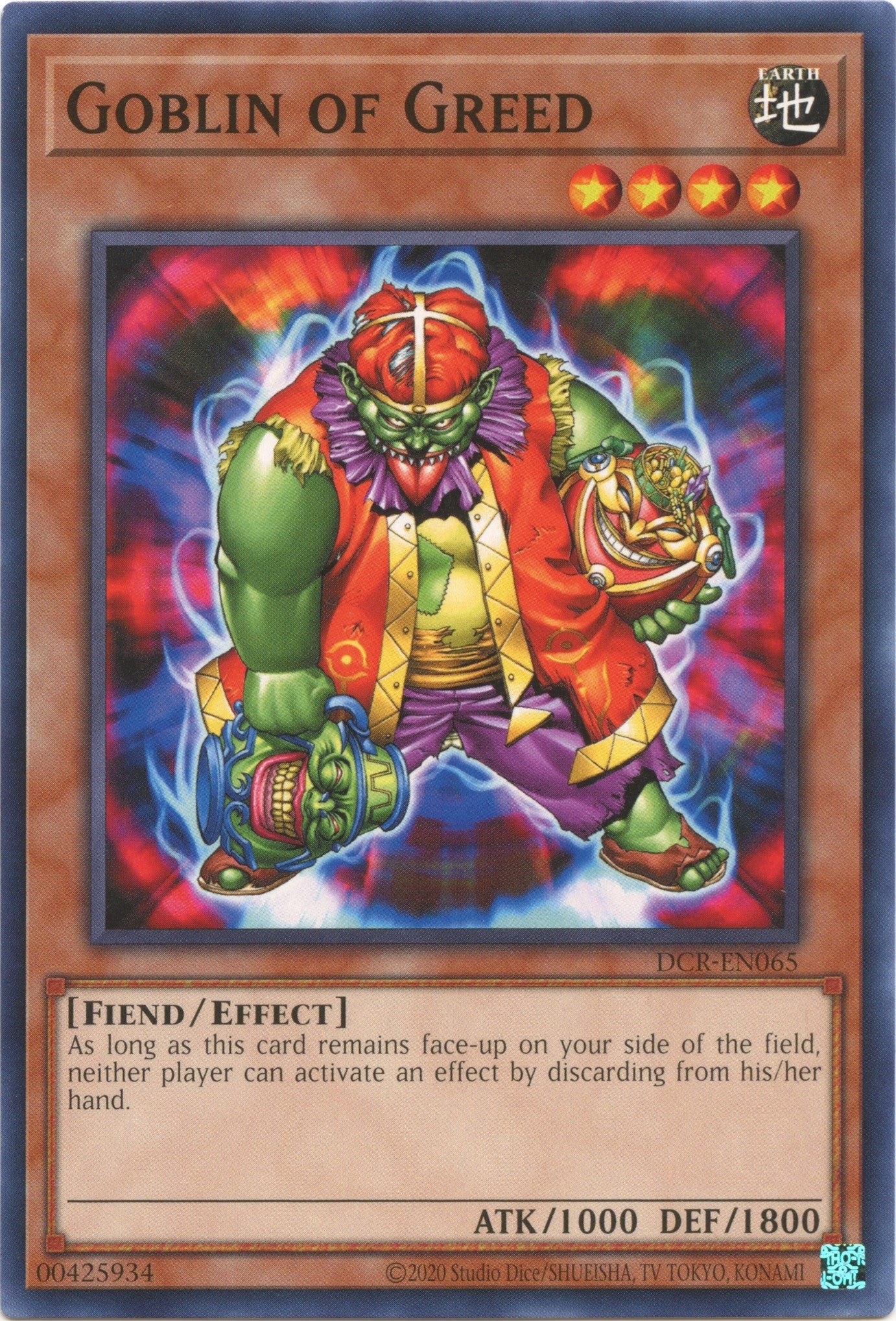 Image for Goblin of Greed (Dark Crisis (25th Anniversary Edition)) (DCR-EN065) - YuGiOh