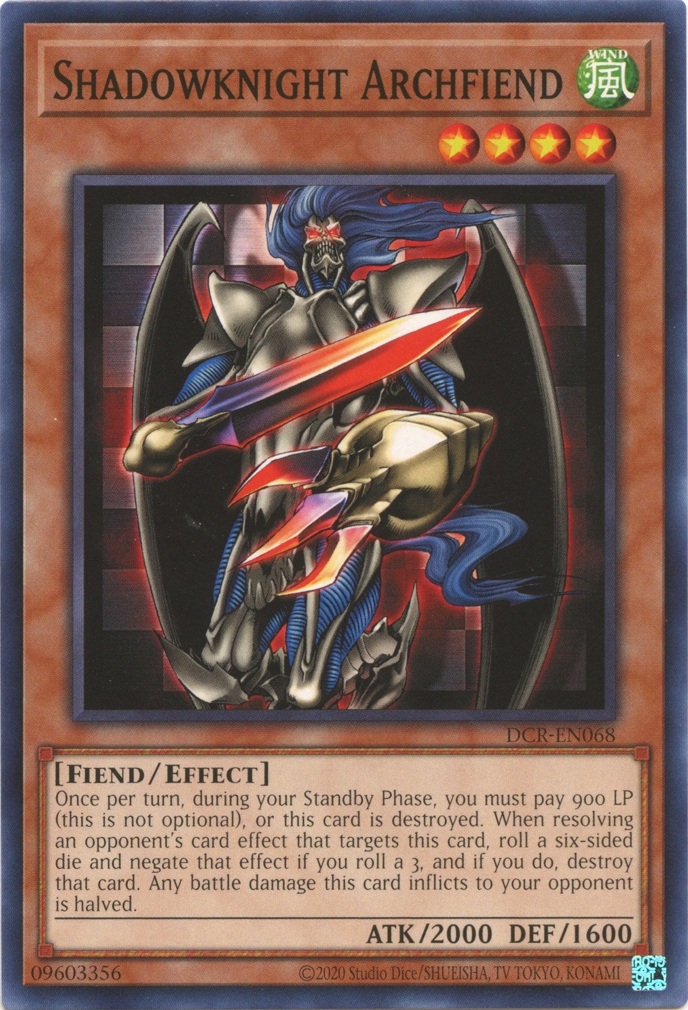 Image for Shadowknight Archfiend (Dark Crisis (25th Anniversary Edition)) (DCR-EN068) - YuGiOh