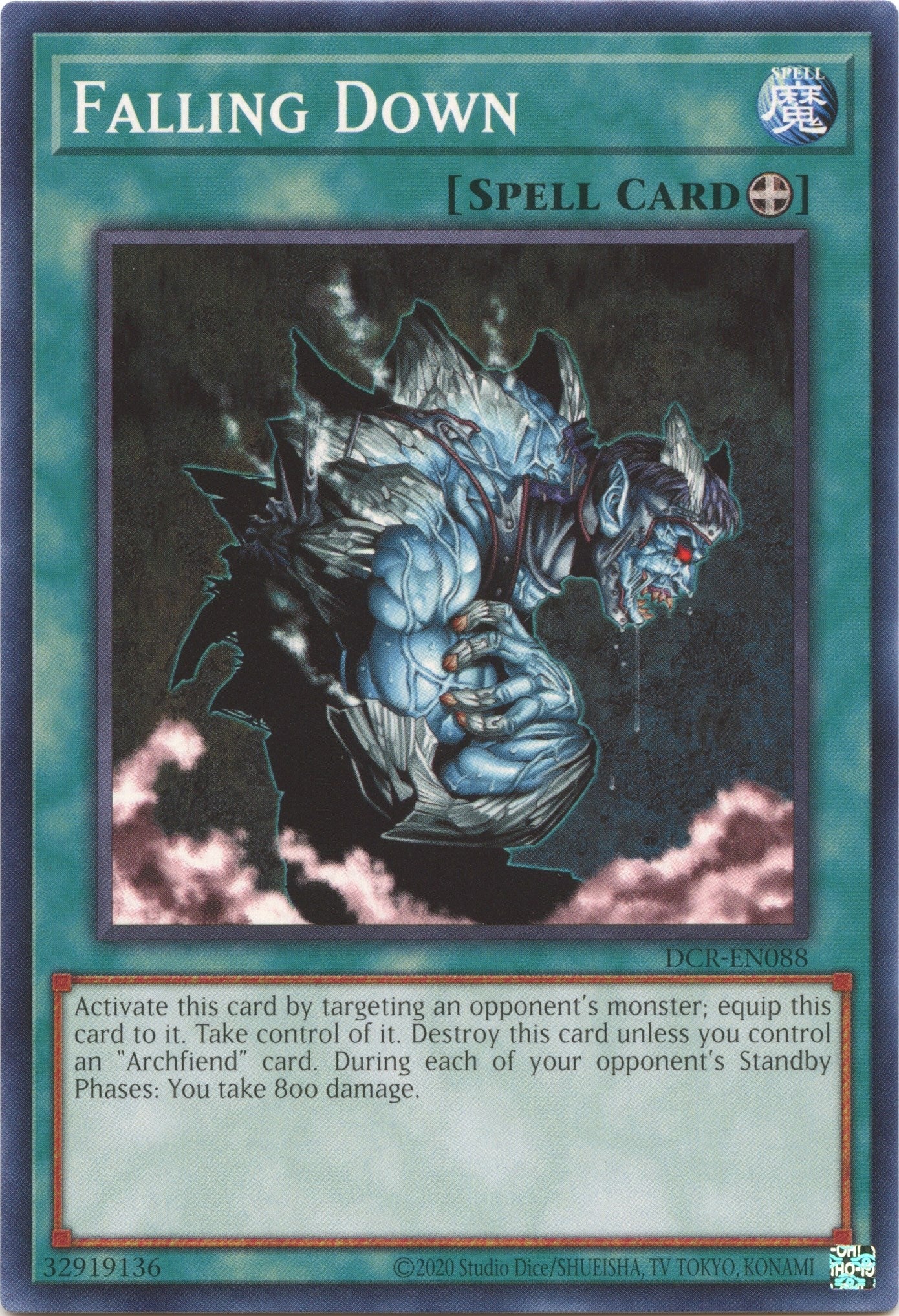 Image for Falling Down (Dark Crisis (25th Anniversary Edition)) (DCR-EN088) - YuGiOh