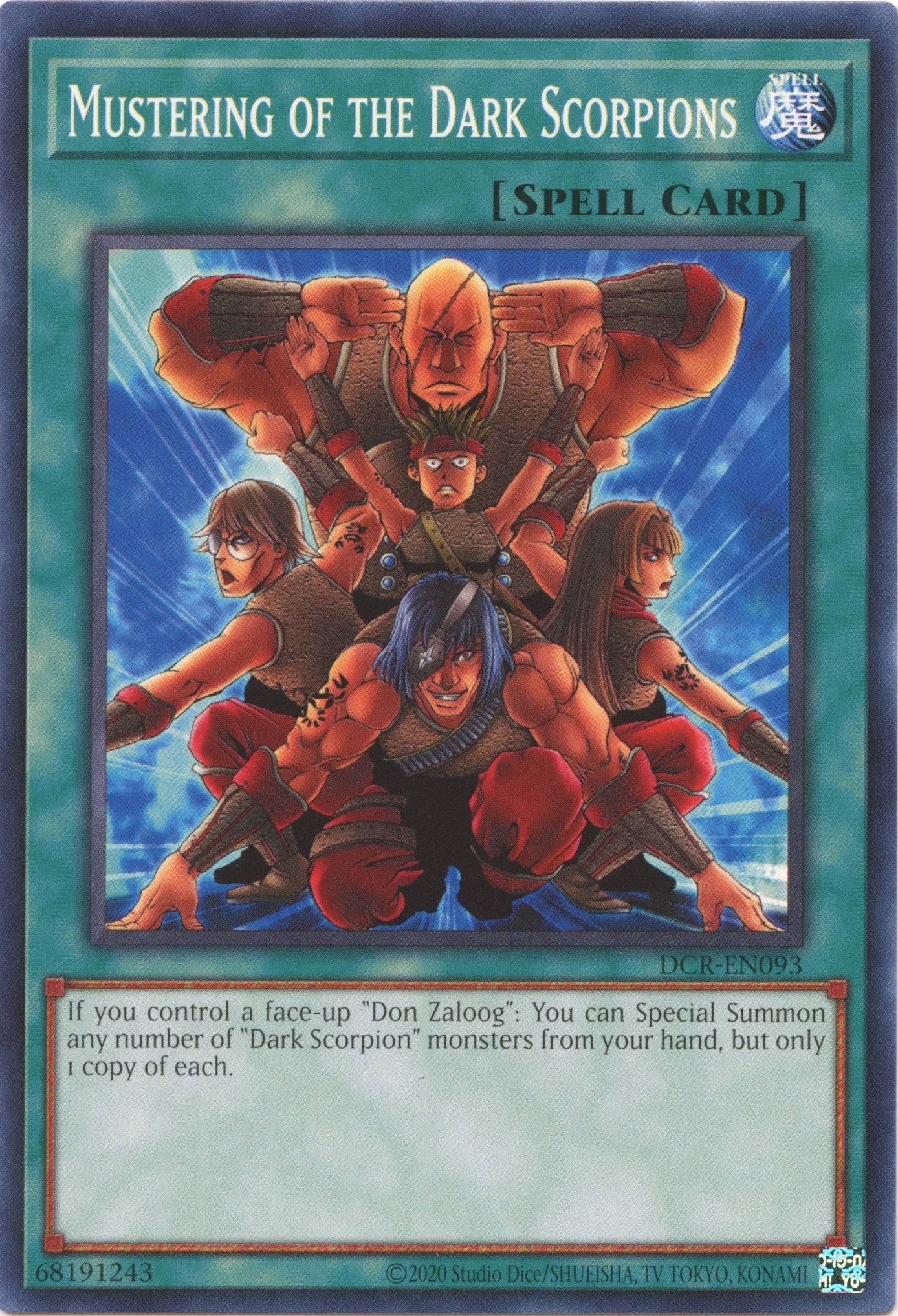 Image for Mustering of the Dark Scorpions (Dark Crisis (25th Anniversary Edition)) (DCR-EN093) - YuGiOh