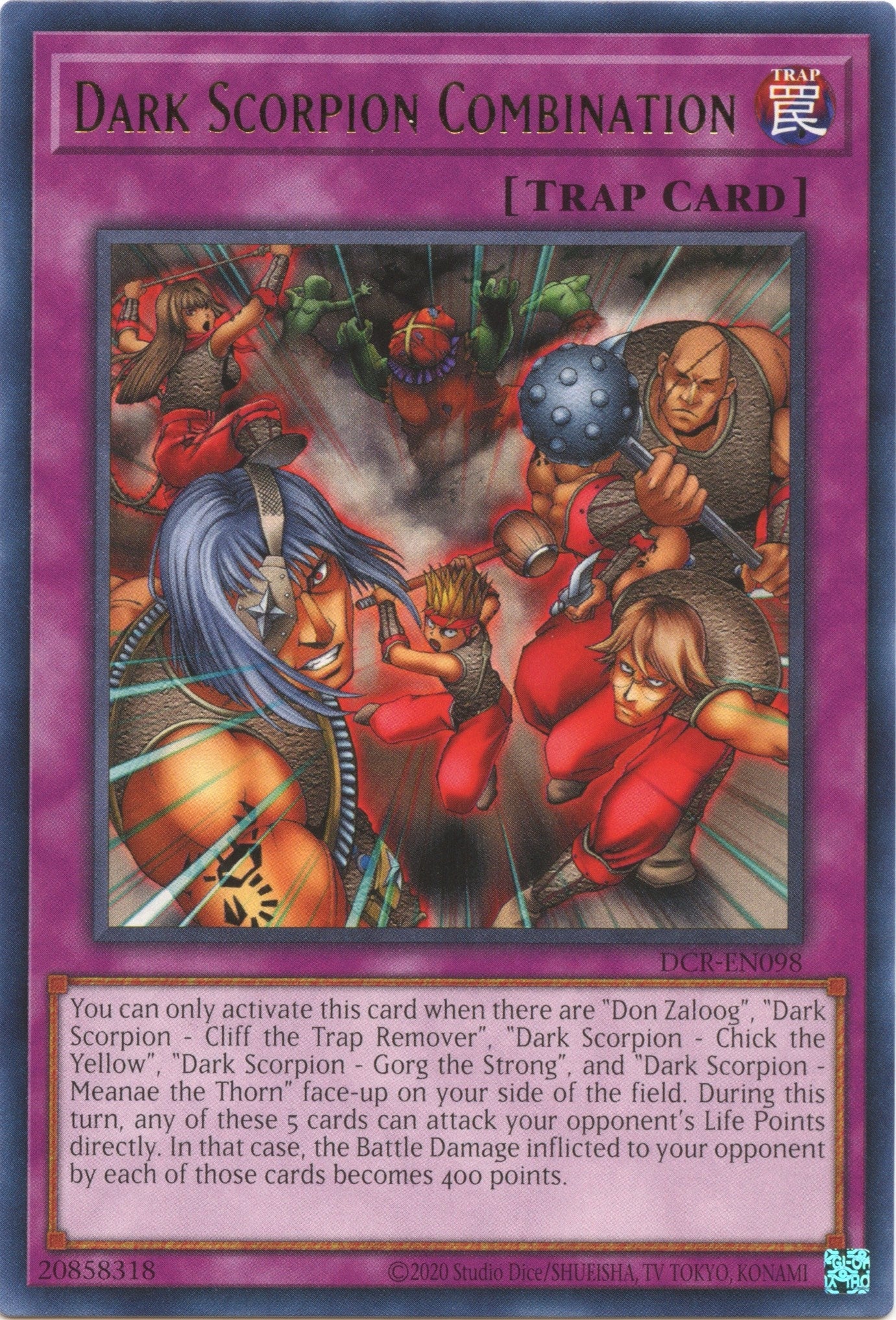 Image for Dark Scorpion Combination (Dark Crisis (25th Anniversary Edition)) (DCR-EN098) - YuGiOh