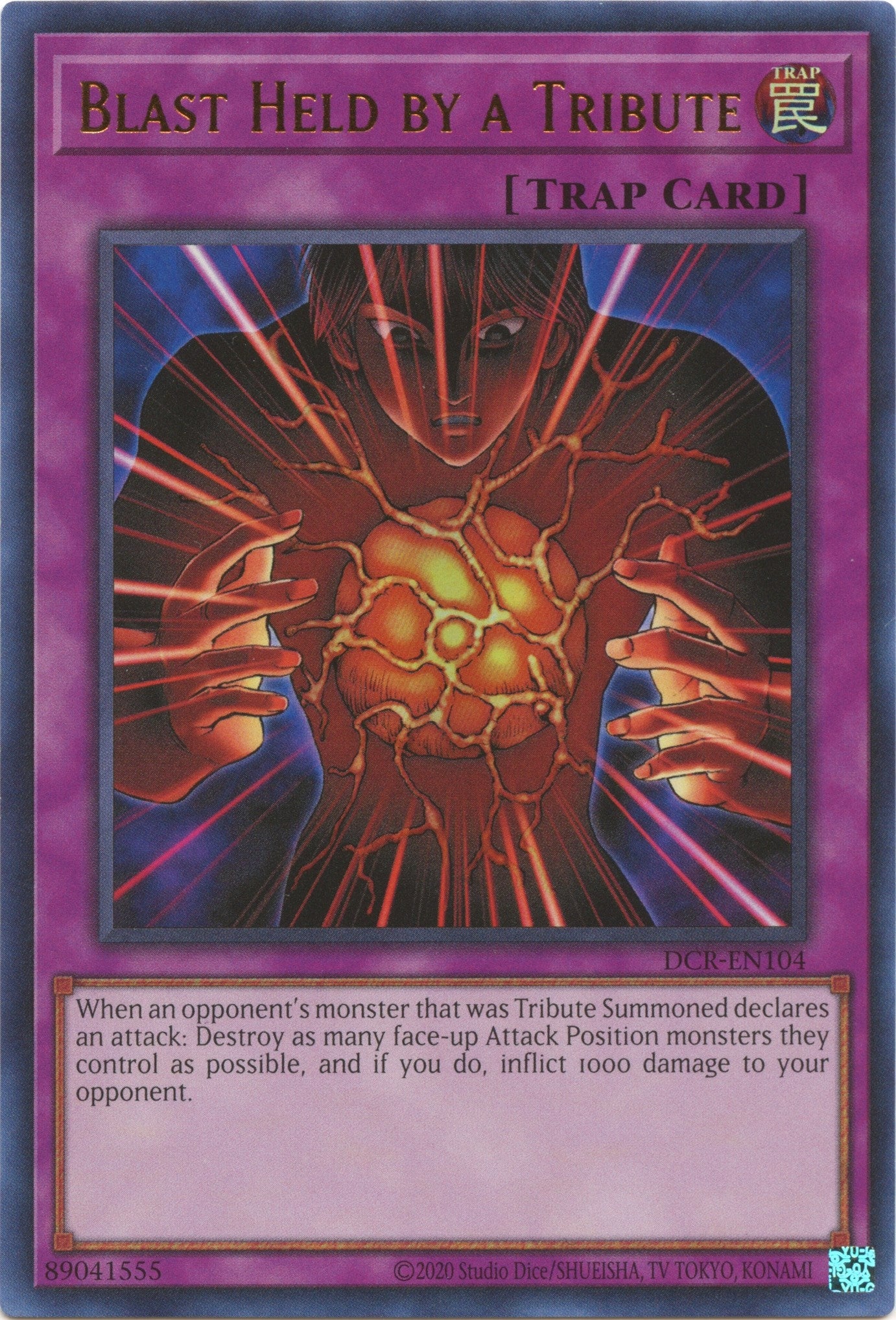 Image for Blast Held by a Tribute (Dark Crisis (25th Anniversary Edition)) (DCR-EN104) - YuGiOh