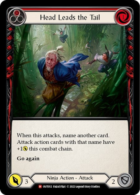 Image for Head Leads the Tail (Outsiders) (OUT052) - Flesh and Blood TCG