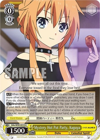 Image for Mystery Hot Pot Party, Kaguya (Date A Live Vol.2) (DAL/W99-E010 U) - Weiss Schwarz