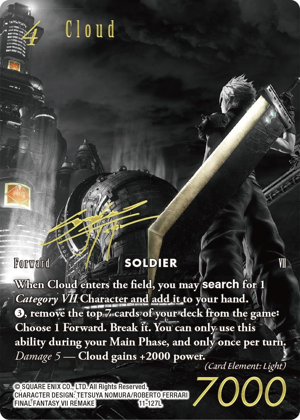 Image for Cloud (Noir Promo) (FF: Promo Cards) (11-127L) - Final Fantasy TCG