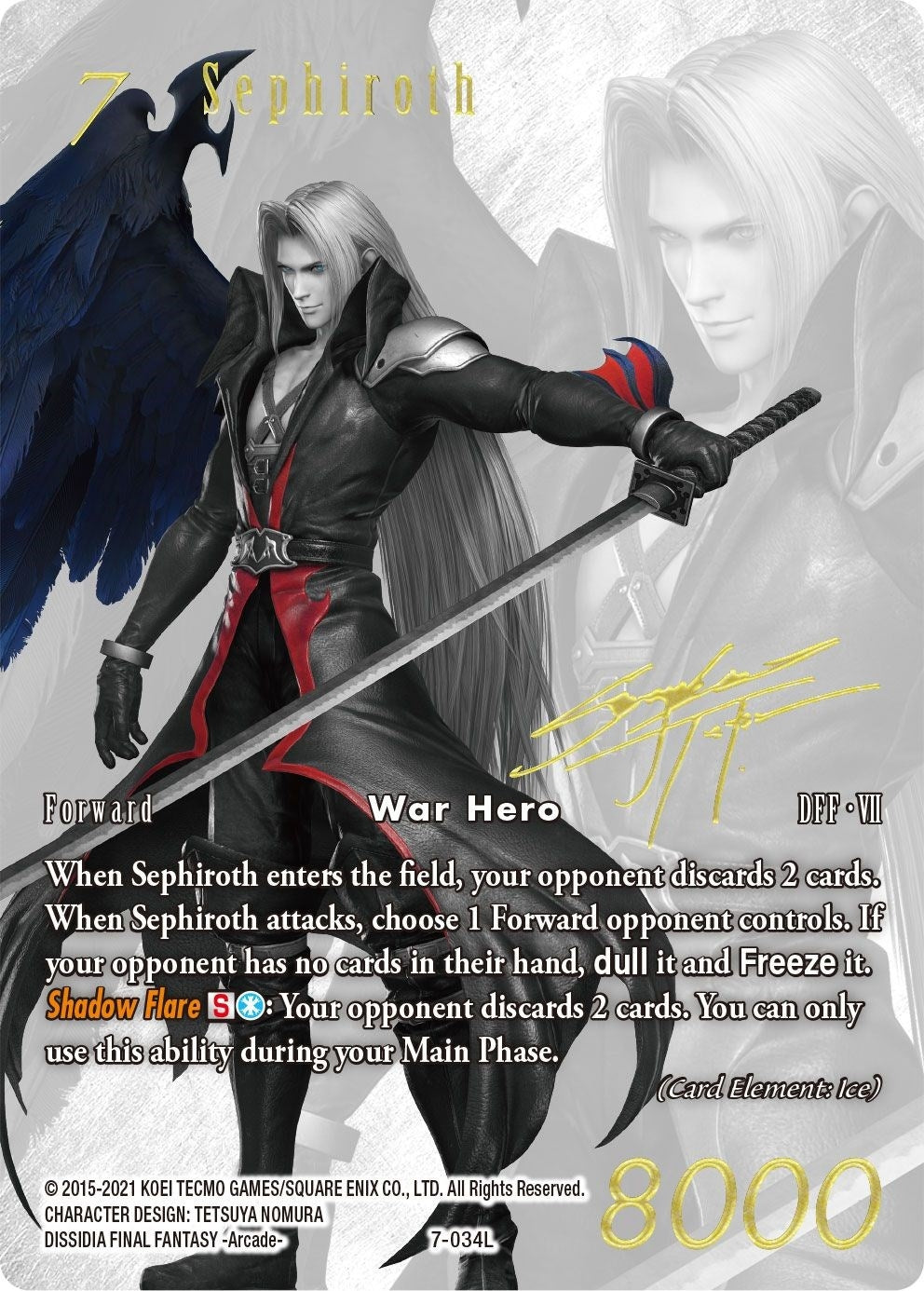 Image for Sephiroth (Noir Promo) (FF: Promo Cards) (7-034L) - Final Fantasy TCG