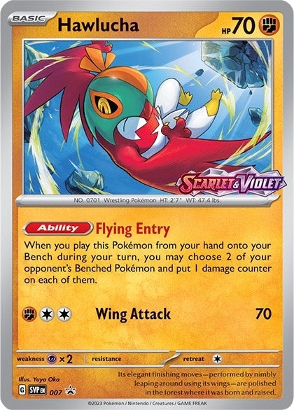 Image for Hawlucha - 007 (Prerelease) (SV: Scarlet & Violet Promo Cards) (007) - Pokemon