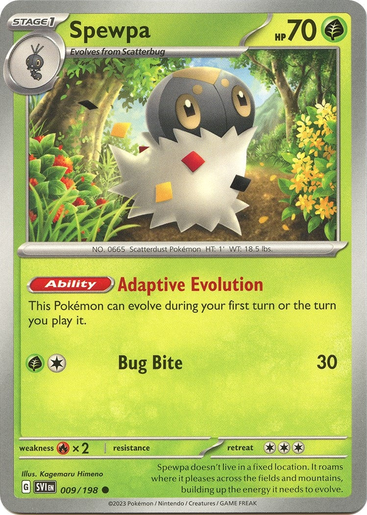Image for Spewpa (SV01: Scarlet & Violet Base Set) (009/198) - Pokemon