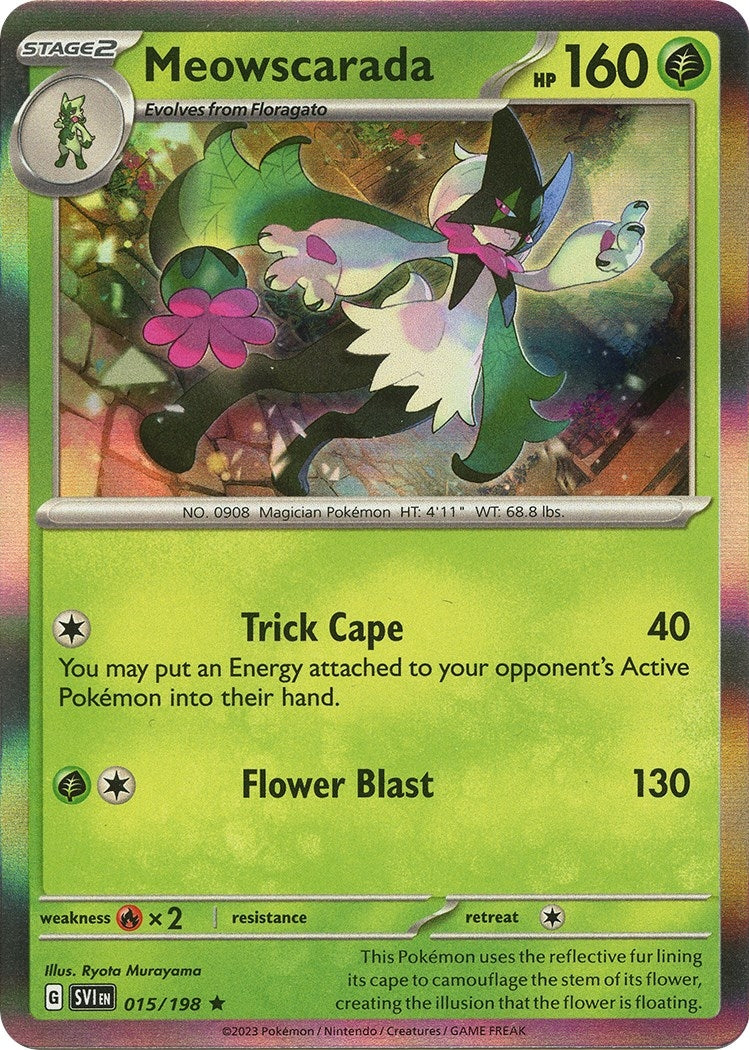 Image for Meowscarada (SV01: Scarlet & Violet Base Set) (015/198) - Pokemon