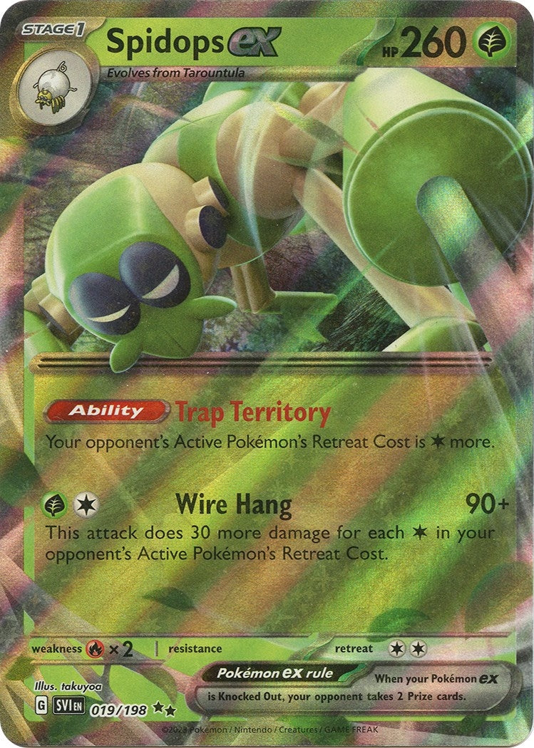 Image for Spidops ex (SV01: Scarlet & Violet Base Set) (019/198) - Pokemon