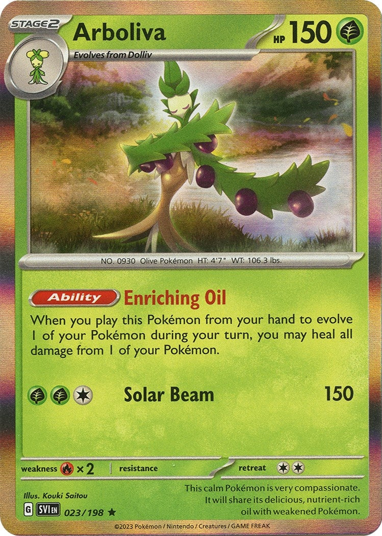 Image for Arboliva (SV01: Scarlet & Violet Base Set) (023/198) - Pokemon