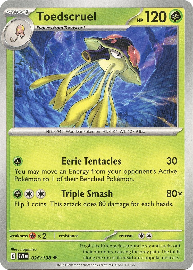 Image for Toedscruel (SV01: Scarlet & Violet Base Set) (026/198) - Pokemon