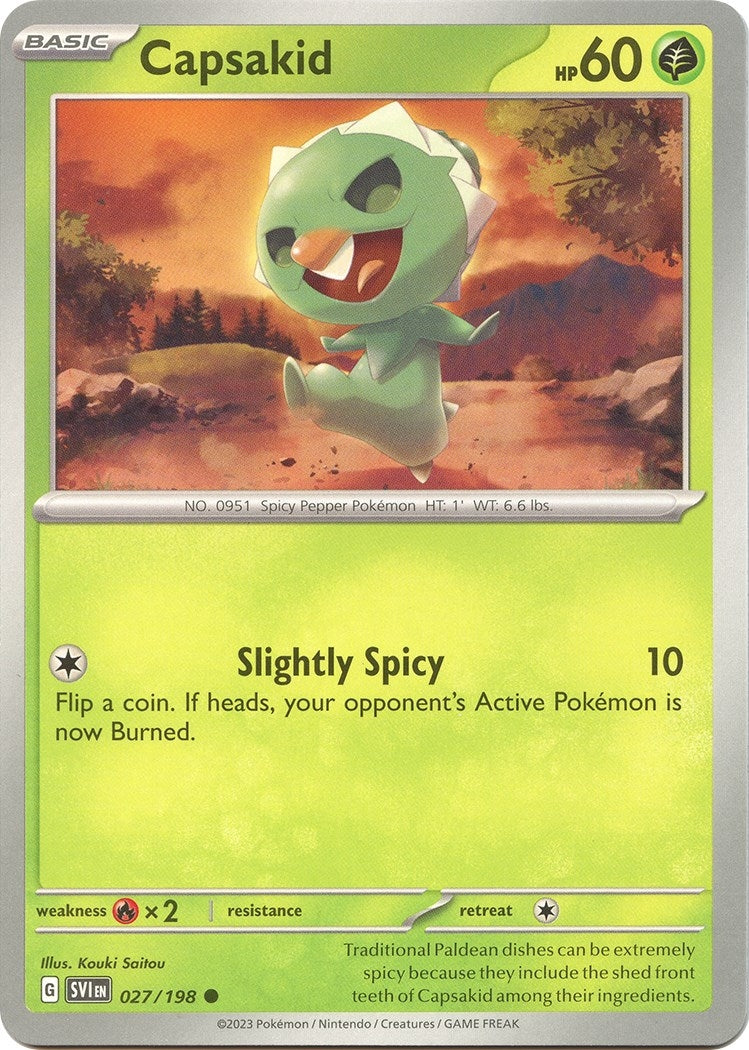 Image for Capsakid (SV01: Scarlet & Violet Base Set) (027/198) - Pokemon