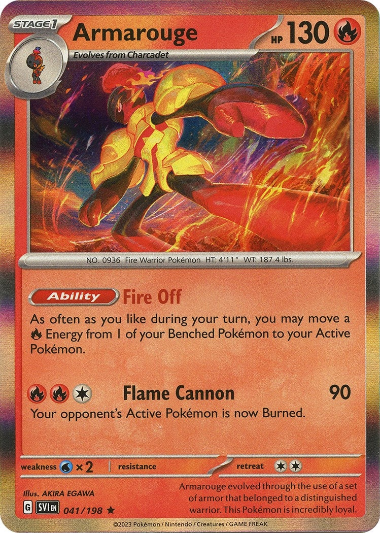 Image for Armarouge (SV01: Scarlet & Violet Base Set) (041/198) - Pokemon