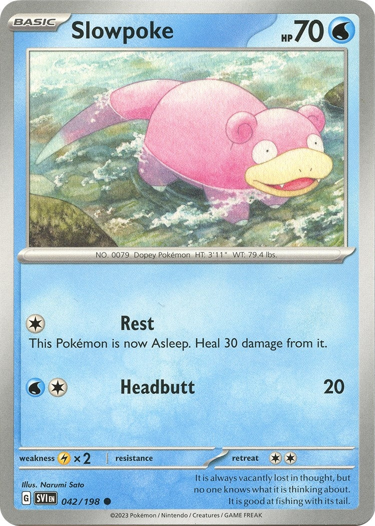 Image for Slowpoke (SV01: Scarlet & Violet Base Set) (042/198) - Pokemon