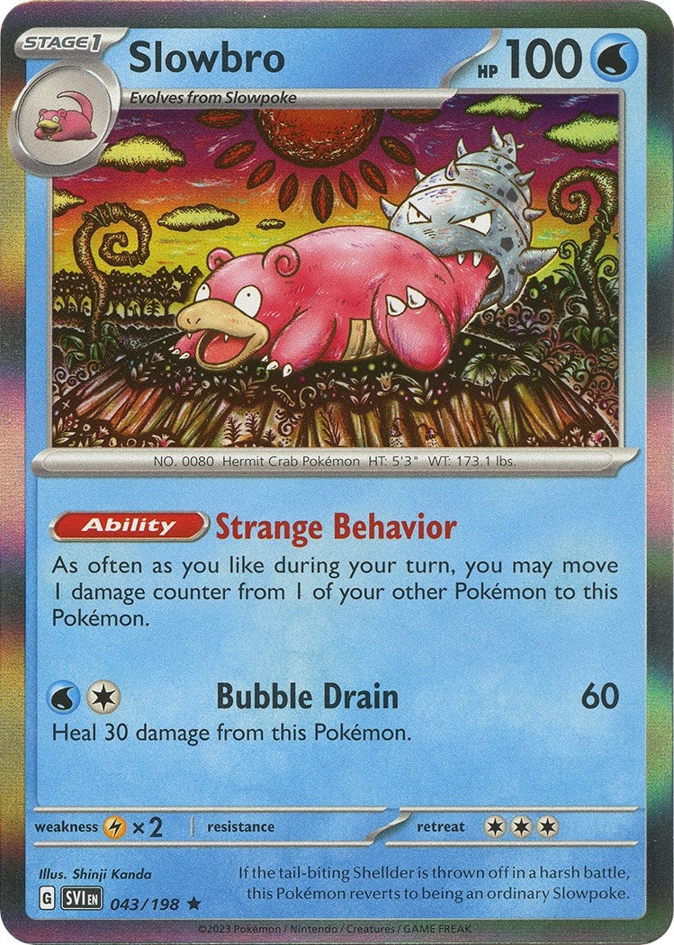 Image for Slowbro (SV01: Scarlet & Violet Base Set) (043/198) - Pokemon