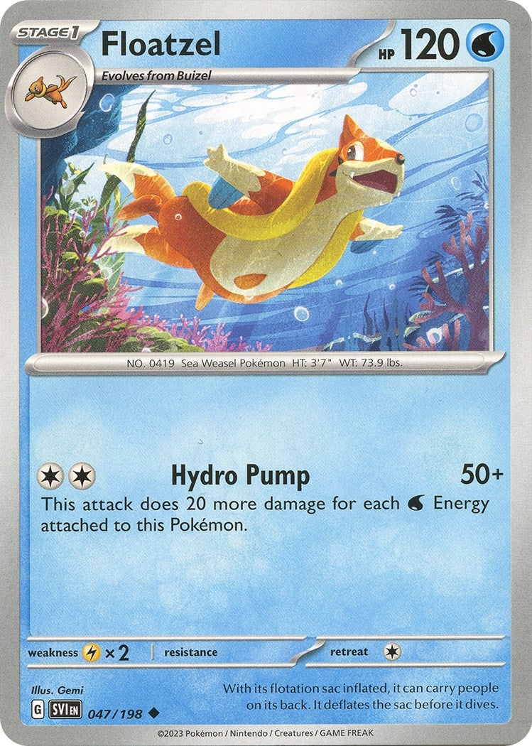 Image for Floatzel (SV01: Scarlet & Violet Base Set) (047/198) - Pokemon