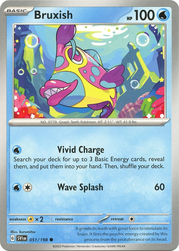 Image for Bruxish (SV01: Scarlet & Violet Base Set) (051/198) - Pokemon