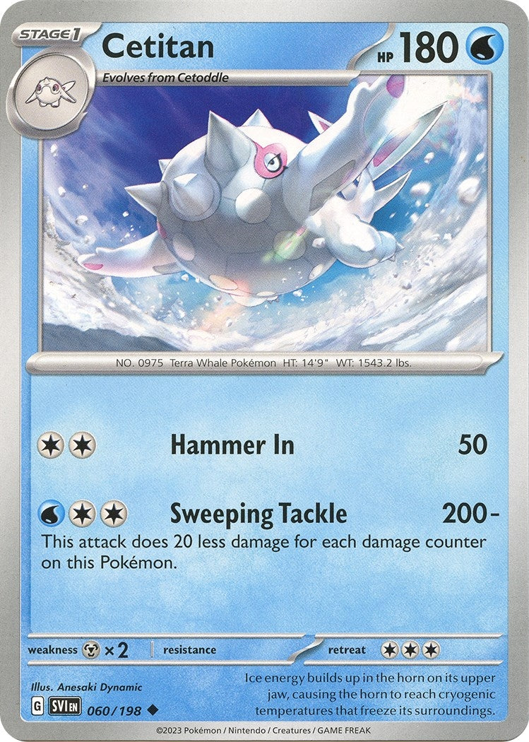 Image for Cetitan (SV01: Scarlet & Violet Base Set) (060/198) - Pokemon