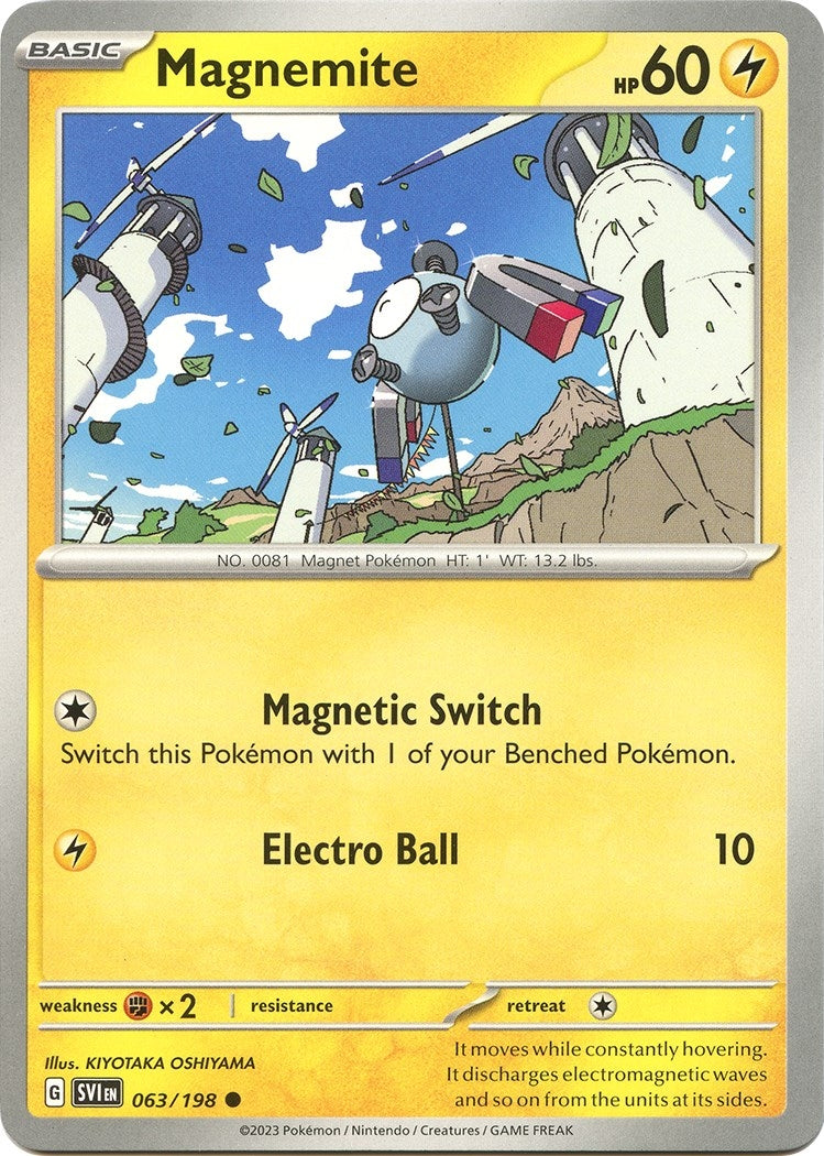 Image for Magnemite (SV01: Scarlet & Violet Base Set) (063/198) - Pokemon