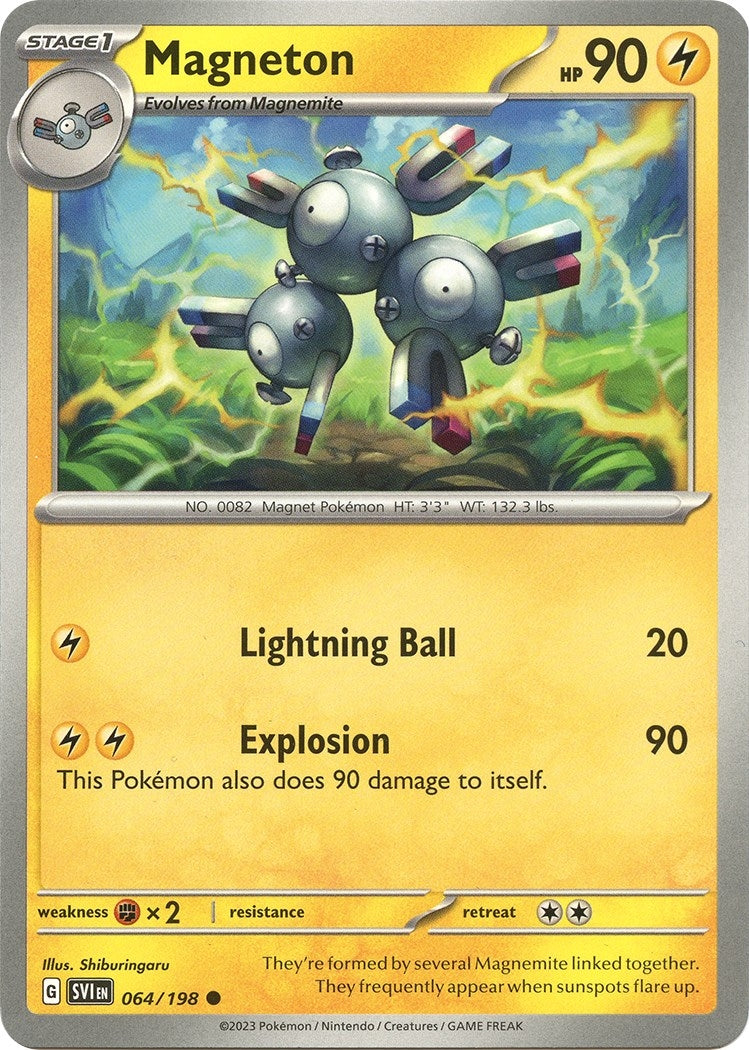 Image for Magneton (SV01: Scarlet & Violet Base Set) (064/198) - Pokemon