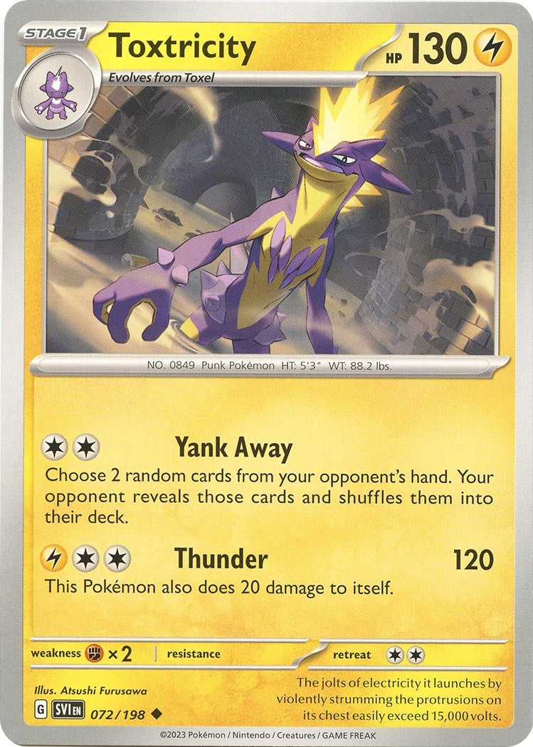 Image for Toxtricity (SV01: Scarlet & Violet Base Set) (072/198) - Pokemon