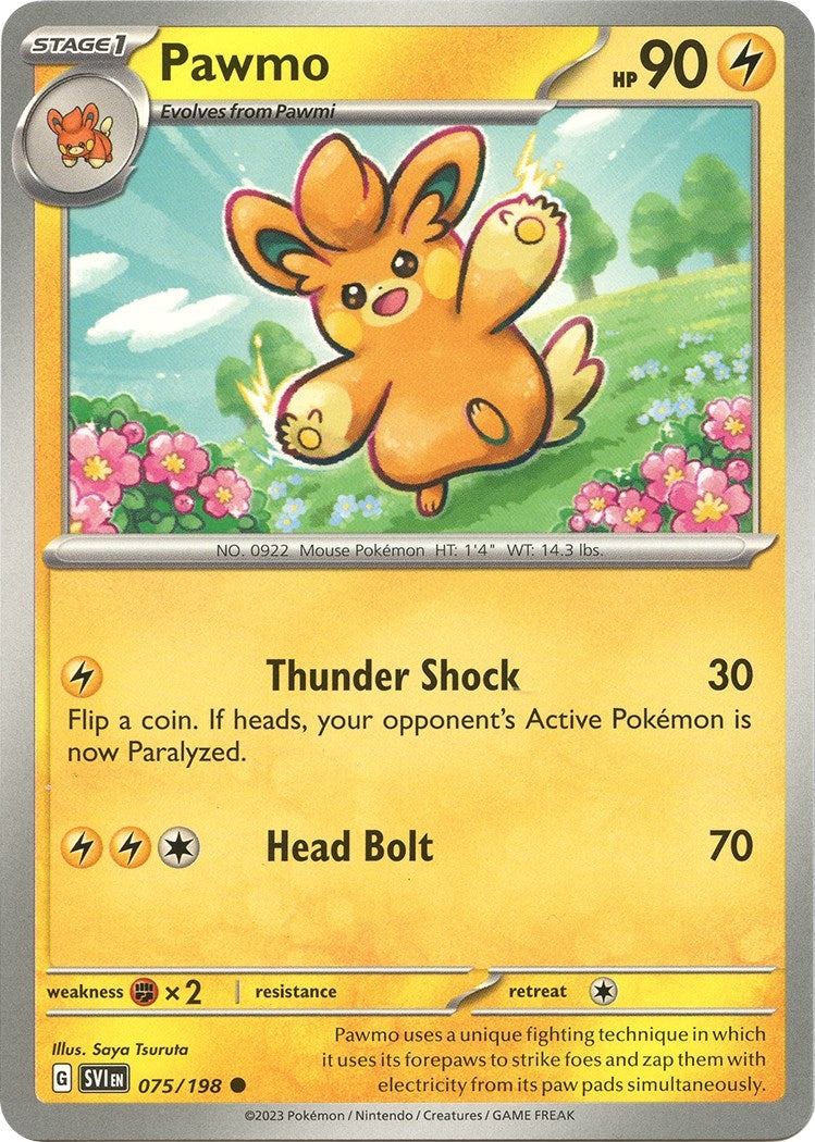 Image for Pawmo (SV01: Scarlet & Violet Base Set) (075/198) - Pokemon