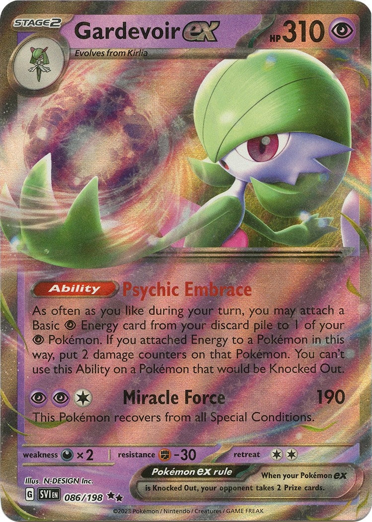 Image for Gardevoir ex (SV01: Scarlet & Violet Base Set) (086/198) - Pokemon